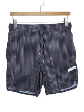 Legends Luka Gray Houndstooth Athletic Shorts Size Medium Laser Cut
